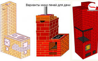 Мини печь для дачи