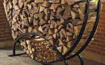 Дровница для камина или печи: варианты + как сделать своими руками