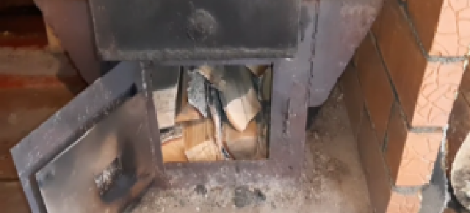 Как растопить печь в бане