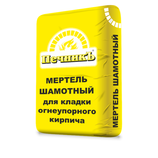 Огнеупорная мастика (готовая смесь) для кладки шамота