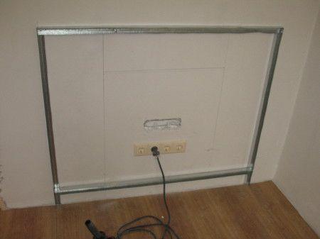 Крепим металлический профил к стене Крепим металлический профил к стене