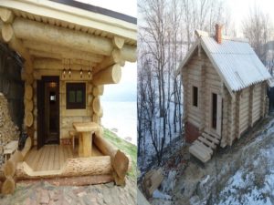 Как выглядит баня из осины 