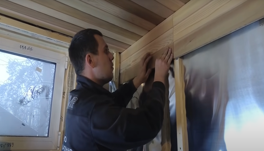 Внутренняя обшивка каркасной бани 